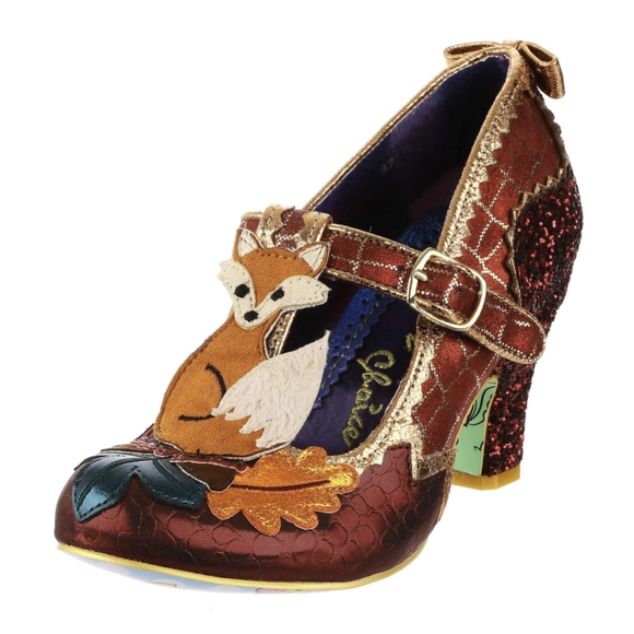 Irregular Choice Feeling Foxy Red Mary Jane Heels - Picture 2 of 10
